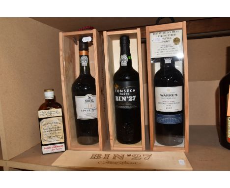 ALCOHOL, Three Bottles of Non-Vintage Port and One Bottle of Spirit comprising 1 x FONSECA BIN 27 Finest Reserve, 20% vol. 75