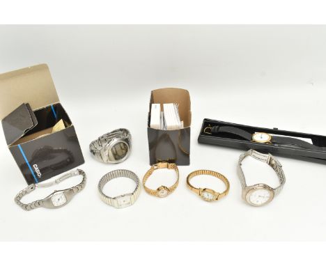 ASSORTED LADIES AND GENTS WRISTWATCHES, to include a gents 'Sekonda Water Resist 3 ATM', stainless steel watch, a gents 'Casi
