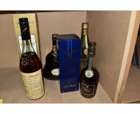 COGNAC, Four Bottles of Cognac comprising 1 x HENNESSEY XO, 40% vol. 70cl and 1 x COGNAC PRUNIER Grand Fine Champagne VSOP, 7