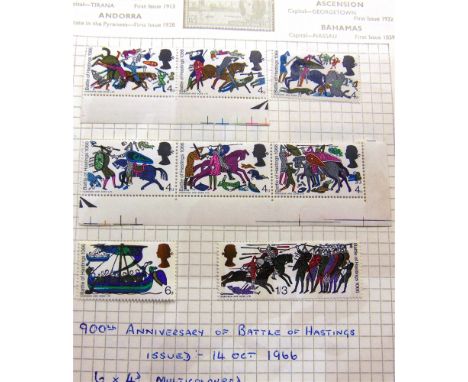 STAMPS - AN ALL-WORLD COLLECTION  including approximately 230 Great Britain first day covers, (ten albums / binders; box). 