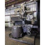 VERTICAL TURRET LATHE, 42" BULLARD CUTMASTER, 42" 4-jaw chuck w/master jaws, turret head, side head,