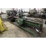 TURRET LATHE, WARNER & SWASEY MDL. 4A M-3580, 12-3/4" spdl. bore, 27-1/2" 3-jaw chuck on the front,