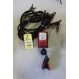 LOT OF JUMPER CABLE SETS (2), approx. 6' L. & (1) International Products Mdl. 7653 alternator, gener