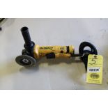 LOT CONSISTING OF: (1) Dewalt Mdl. DWE402, corded 4-1/2" dia. right angle grinder & (1) Black & Deck