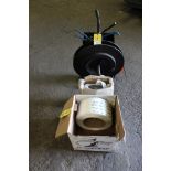 PLASTIC STRAPPING UNIT, 1-1/4"W. material, w/ clips, tensioner & cutter