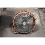 FAN, 24" tilted direct drive drum fan