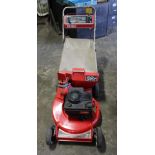 LAWN MOWER, TORO DELUXE POWER DRIVE, gas, 21" wide cut, w/ rear bagger