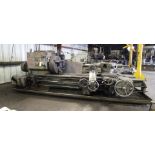 TURRET LATHE, WARNER & SWASEY MDL. 5A M-3600, cross sliding turret, 13" spdl. bore, 31-3/4" 3-jaw ch