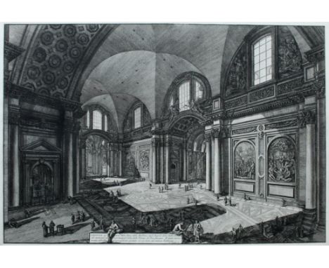 Giovanni Battista Piranesi (1720-1778) - S. Maria degli Angeli - First State  /  Description:  PIRANESI, Giovanni Battista S.