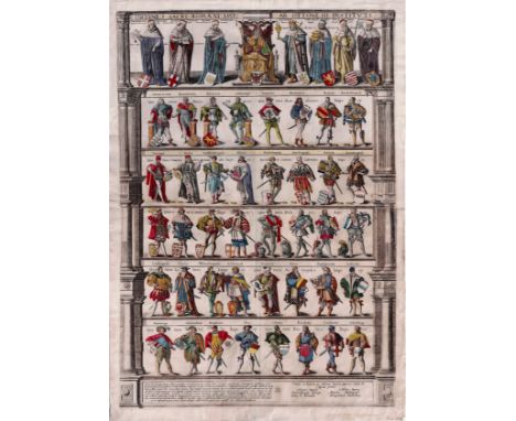 Anthony Wierix - Rulers of the Holy Roman Empire - 1593  /  Description:  Ordines Sacri Romani Imp: from Ottone III Instituti