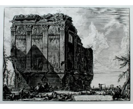 Giovanni Battista Piranesi (1720-1778) - Temple Of Salus On The Via D'Albano  /  Description:  Tempio antico volgarmente dett