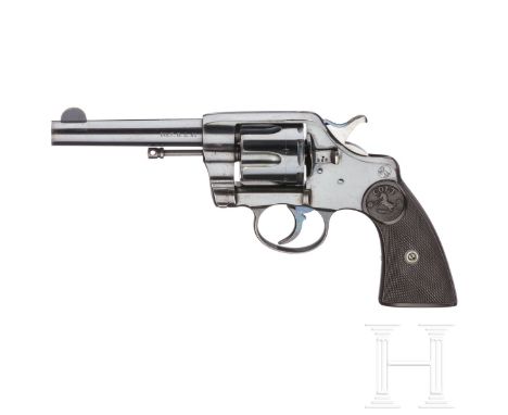 Colt Mod. 1892 New ArmyKal. .41 long Colt, Nr. 179508, Montagenr. 562. Blanker Lauf, Länge 4½". Sechsschüssig. Fertigung 1901