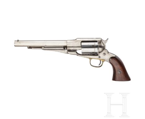 Remington New Model Army Conversion, USA, um 1875Kal. .44 Colt, Nr. 1905, achtkantiger, 8"-Lauf mit leicht rauer Seele. Numme