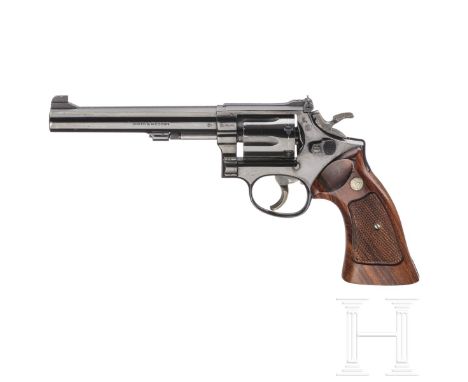 Smith &amp; Wesson Mod. 14-2, "The K-38 Target Masterpiece", Polizei Baden-WürtembergKal. .38 S&amp;W Spl., Nr. K552060, blan