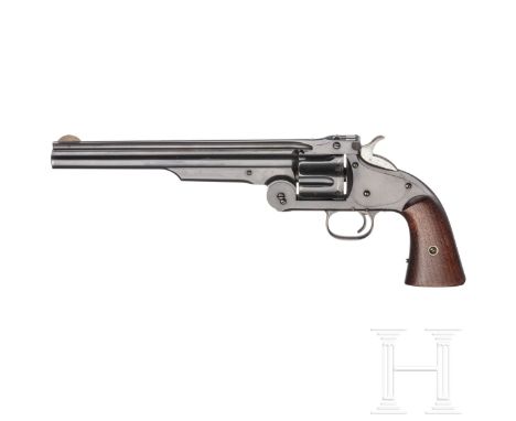 Smith &amp; Wesson First Model American (Mod. No. 3, 1st Mod. Single Action)Kal. .44 S&amp;W, Nr. 2431*, nicht nummerngleich.