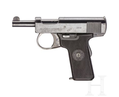 Harrington &amp; Richardson Self-Loading .32 AutomaticKal. .32 ACP, Nr. 289, nummerngleich. Blanker Lauf, Länge 3½". Achtschü