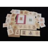 Muriel Mallows Teddy Bears from Witney miniature etchings,