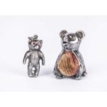 A Birminghamm silver Teddy Bear, 1909,