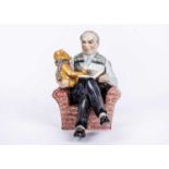 An Irish Dresden porcelain Peter Bull and Aloysius figurine, circa 1984,