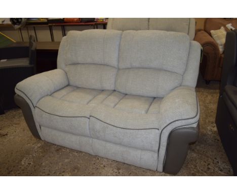 COWLING TWO-SEATER RECLINING SOFA, GREY