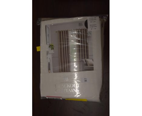 MOUNTROSE ISLET BLACKOUT THERMAL CURTAINS, 46" X 54" DROP