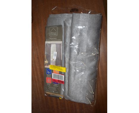 ARMINGTON PENCIL PLEAT ROOM DARKENING THERMAL CURTAINS, 66" WIDE X 54" DROP