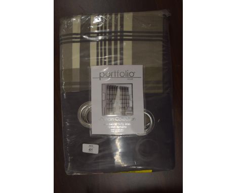 PATIENCE ISLET ROOM DARKENING THERMAL CURTAINS, 46" WIDE X 72" DROP