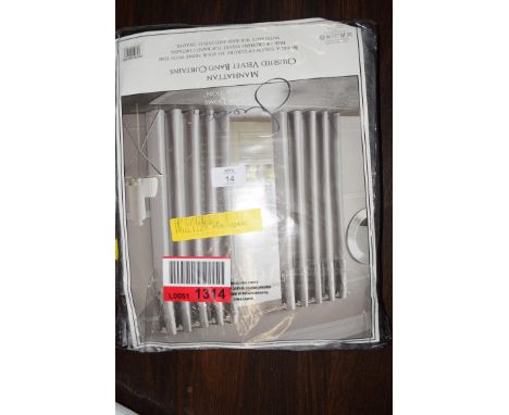 OLVERA ISLET ROOM DARKENING CURTAINS, SILVER, 46" WIDE X 54" DROP