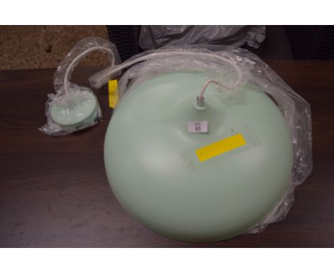 MODERN PENDANT LIGHT, GREEN