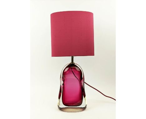 PORTA ROMANA PERFUME BOTTLE LAMP WITH SHADE, 58cm H. 