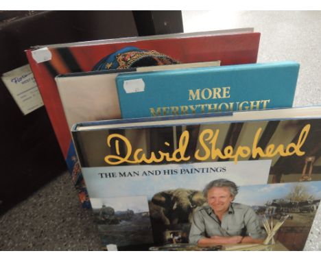 A selection of volumes including limited edition 'More Merrythought Magic' by Pat Rush, a signed copy 'A Man and His Painting