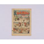 Dandy No 108 (1939). Propaganda Xmas issue with second appearance of Adie & Hermy, the Nasty