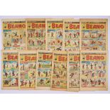 Beano (1954) 598-604, 608-610. No 604 1st Bash Street Kids in 'When the Bell Rings' by Leo Baxendale