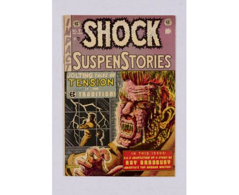 Shock SuspenStories 7 (1953). Multiple 'Beverly' light ink signatures to cover, cream pages [vg+]. No Reserve