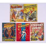 Authentic Police Cases No 2 (R & L Locker 1950). Cover art by Matt Baker, Reprints U.S. Authentic