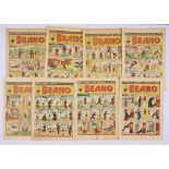 Beano (1954) 611-618. Nos 615, 618 [vg], balance 6 issues [fn-/fn+] (8)
