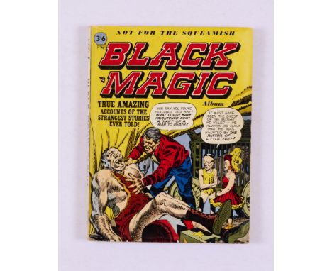 Black Magic Album 1 (1954 Arnold Book Co). Simon &amp; Kirby cover art from Vol. 3 # 2 of the U.S. series including some of t