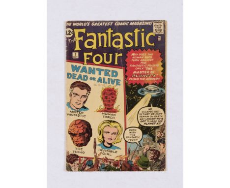 Fantastic Four 7 (1962) Cents copy, light tan pages, tanned interior covers [vg-]. No Reserve