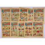 Dandy (1959) 913-922. Unabridged run [vg/vg+ (10)
