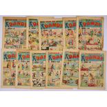 Dandy (1959) 894-898, 900-903, 908, 909. Nos 894, 897 [gd], 902, 903, 909 [fn-/fn], balance 6 issues