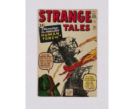 Strange Tales 101 (1962) Cents copy. Marvel chipping to RH cover edge, light tan pages [vg]. No Reserve