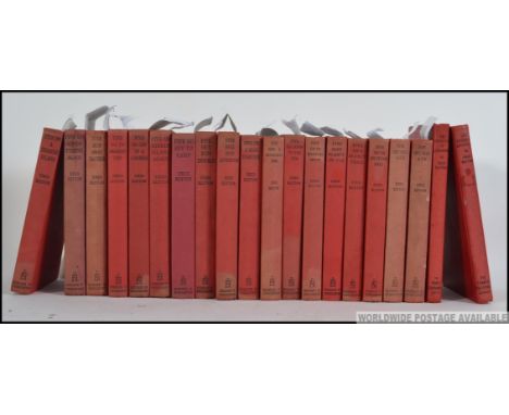 A complete collection of Famous Five books by Enid Blyton including first editions and several dust covers.  There are 17 boo