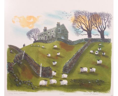 Bernard Cheese - Hill Top Farm, Swaldale, lithograph print being signed and numbered 23 / 30  titled in pencil to the margin.