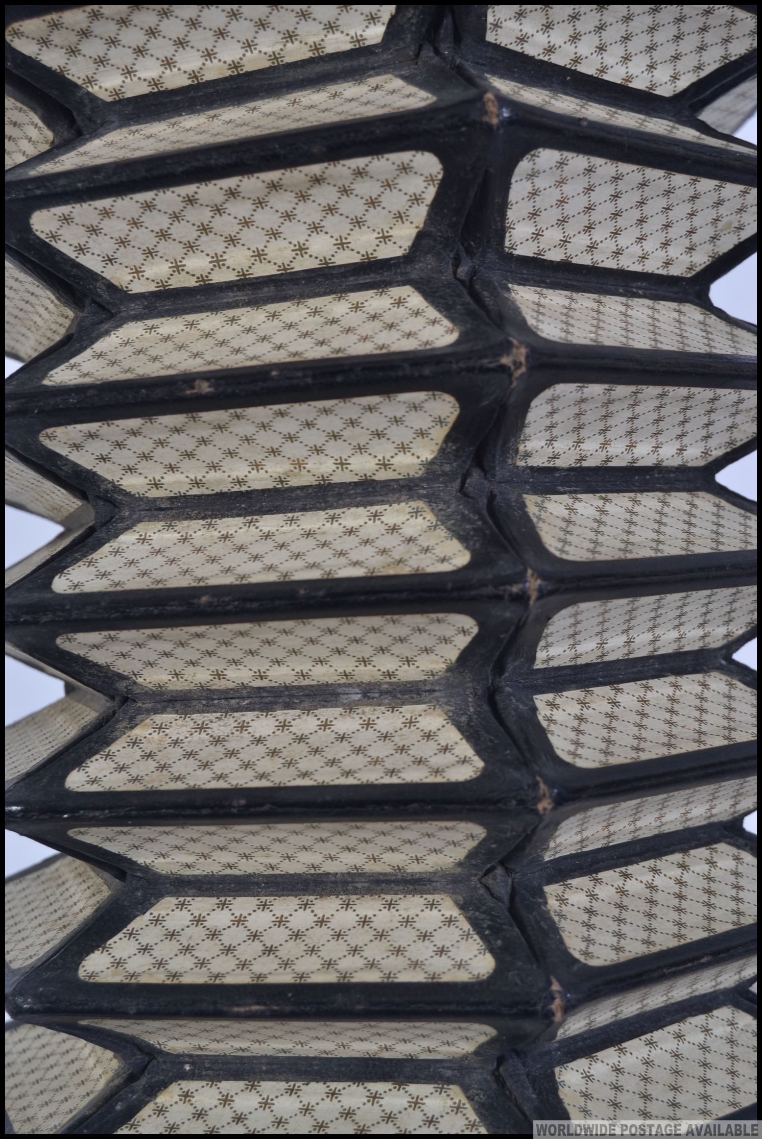 A Victorian mahogany squeeze box musical instrument. The box with