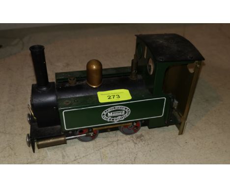 A Mamod working model steam engine 1355 Watt loco with booklet 