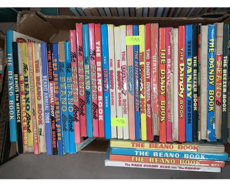 A large selection of vintage annuals 