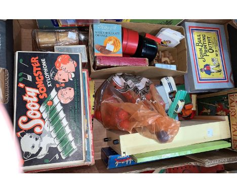 A selection of vintage toys and games etc. 