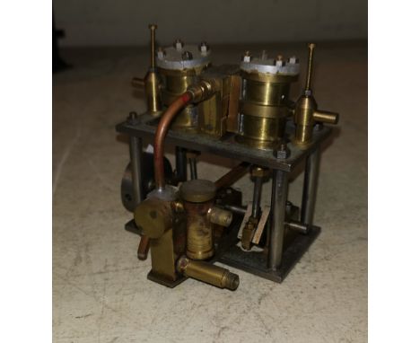 A model twin cylinder engine 