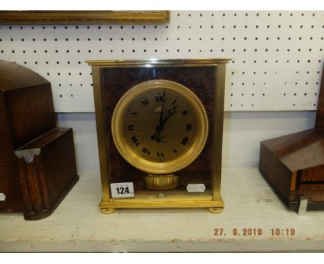 A 1970's Jaeger Lecoultre Atmos Elysee mantle clock in as found condition 