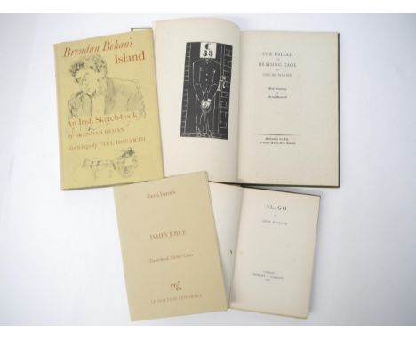 Jack B. Yeats: 'Sligo', London, Wishart &amp; Co, 1930, 1st edition, original cloth gilt; Oscar Wilde: 'The Ballad of Reading